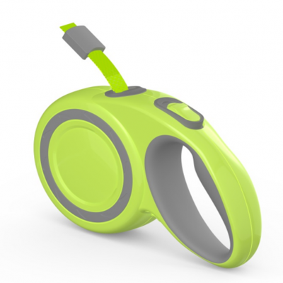 Durable reflective retractable dog leash